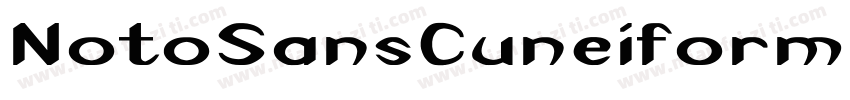 NotoSansCuneiform Regular字体转换